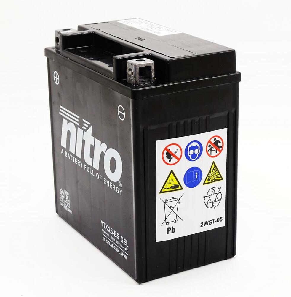 Nitro_NTX16___YTX16_BS_SLA_GEL_AGM_Batterie_12V_14AH_2 Nitro NTX16 / YTX16-BS SLA GEL AGM Batterie 12V 14AH - Einbaufertig (FTX16-BS)