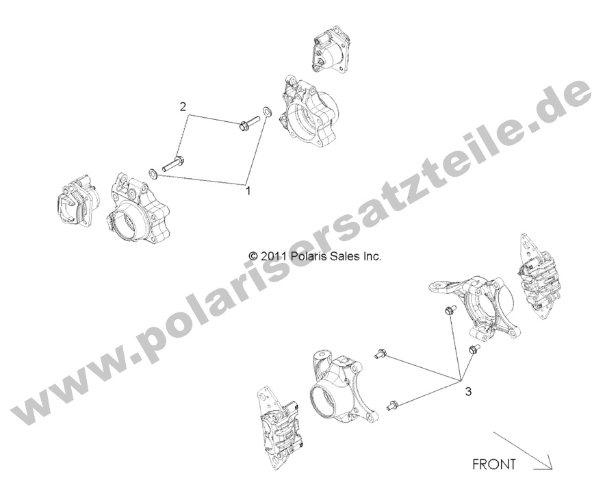 BRAKES, CALIPER MOUNTING