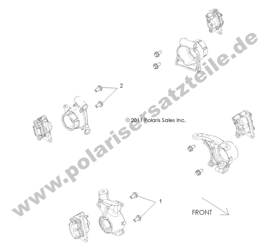 BRAKES, CALIPER MOUNTING