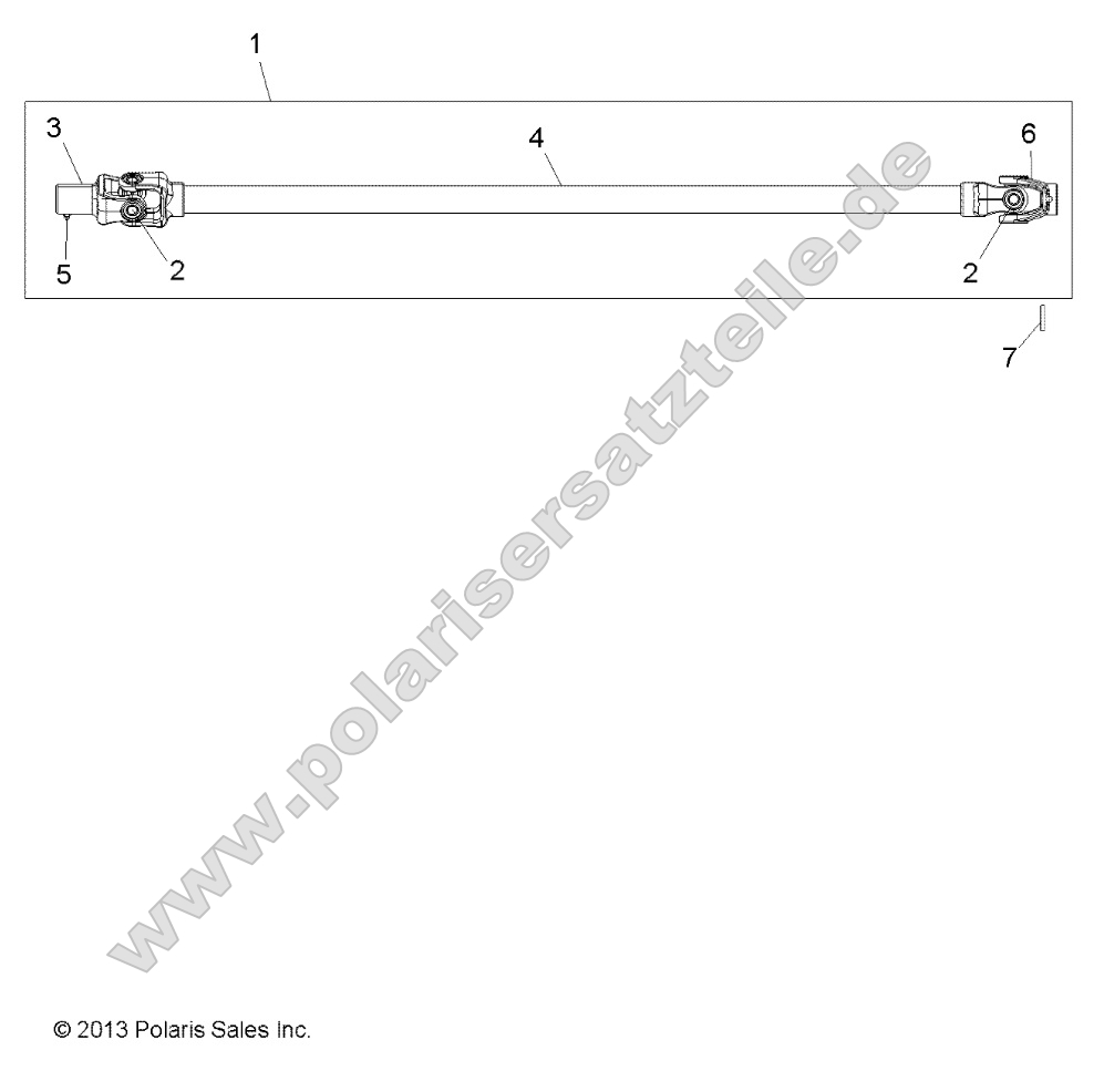 Drive Train, Front Prop Shaft