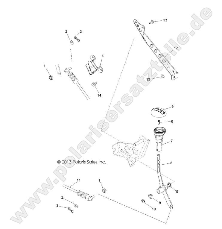 DRIVE TRAIN, GEAR SELECTOR