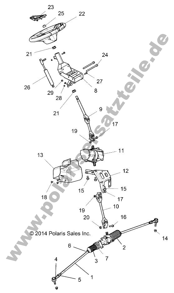 STEERING, STEERING ASM