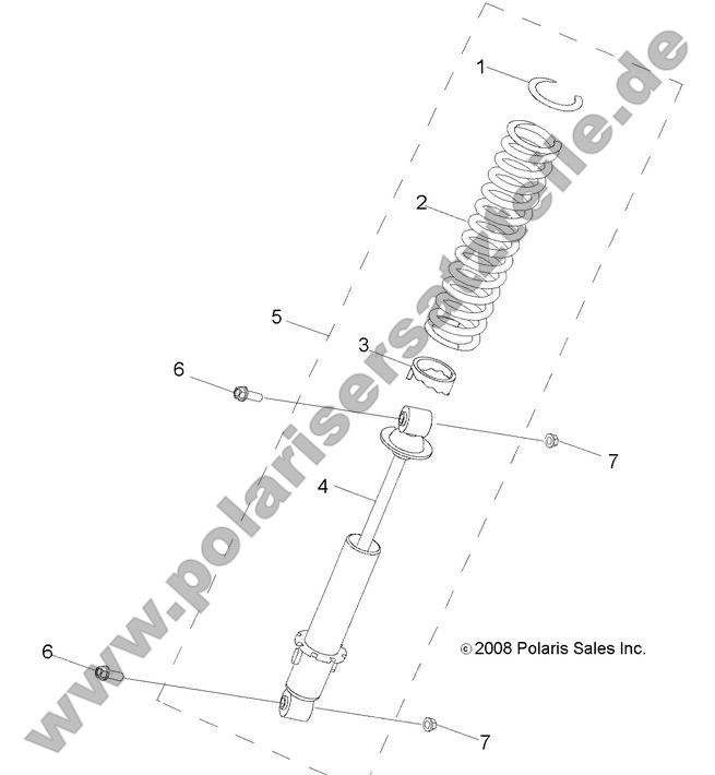 SUSPENSION, SHOCK, FRONT