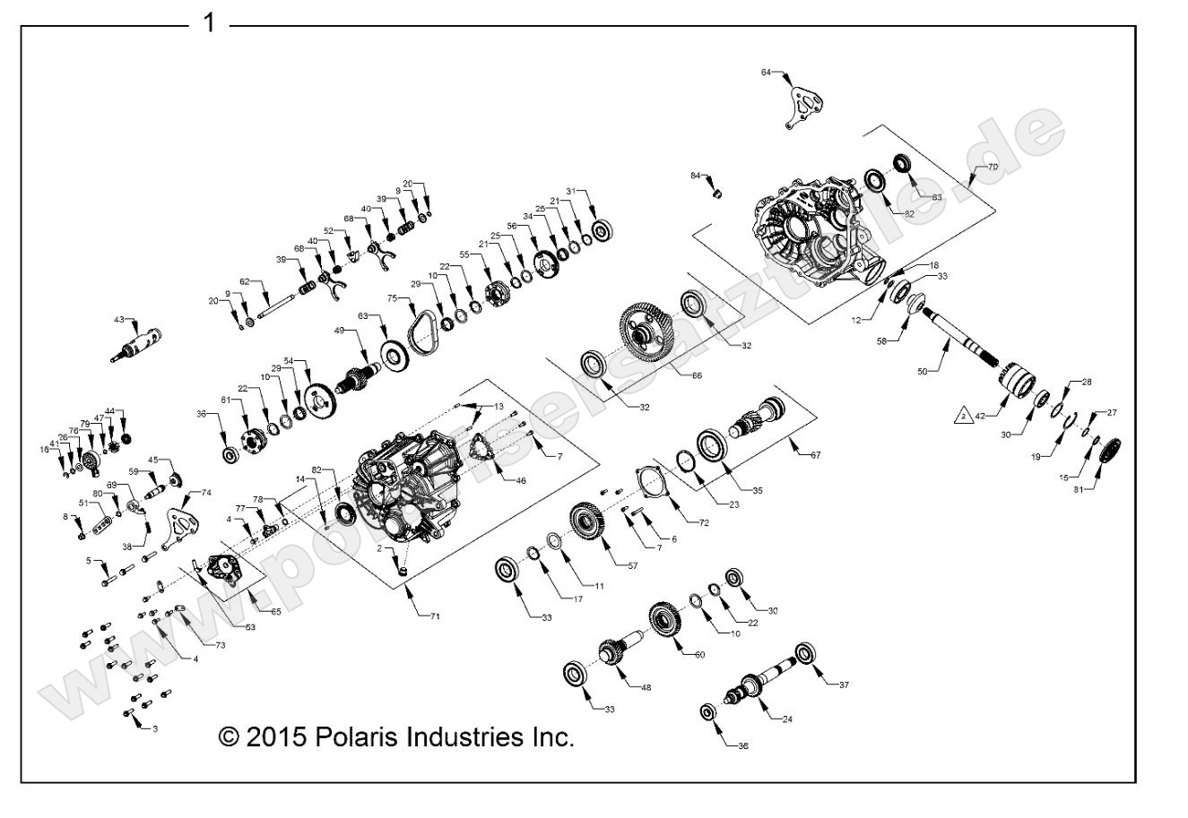 DRIVE TRAIN, MAIN GEARCASE INTERNALS