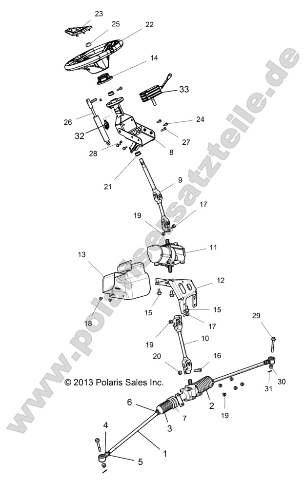 STEERING, STEERING ASM.