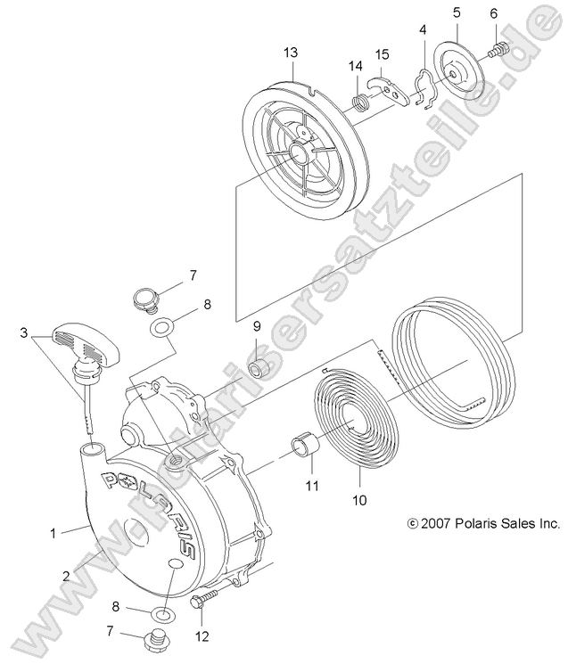 ENGINE, RECOIL STARTER