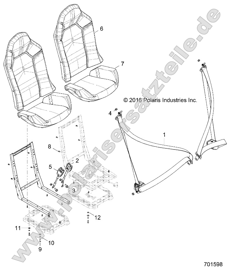 Body, Seat Belt and Mounting