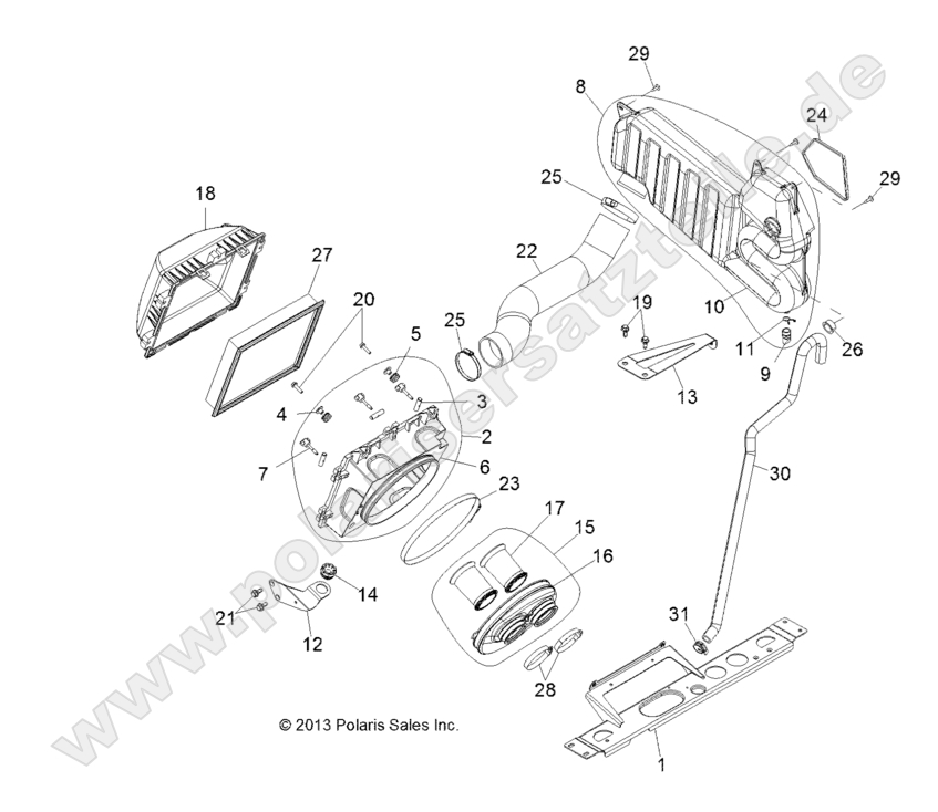 ENGINE, AIR INTAKE SYSTEM