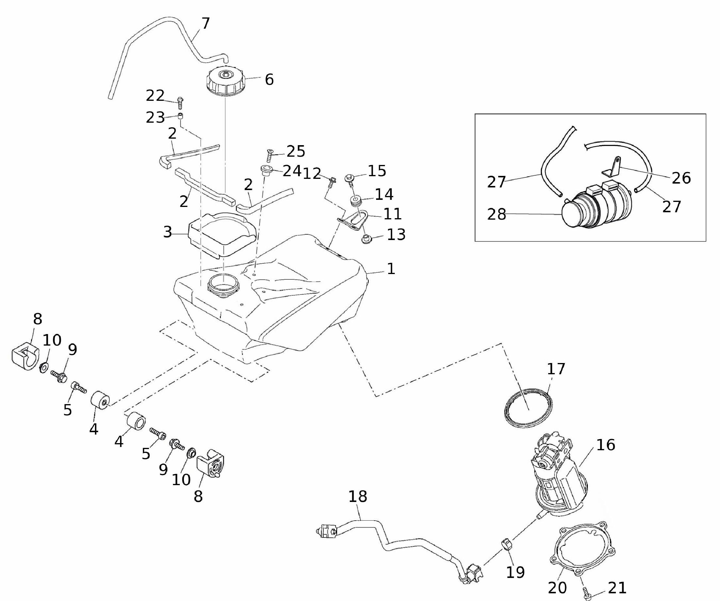 Kraftstofftank Kraftstofftank