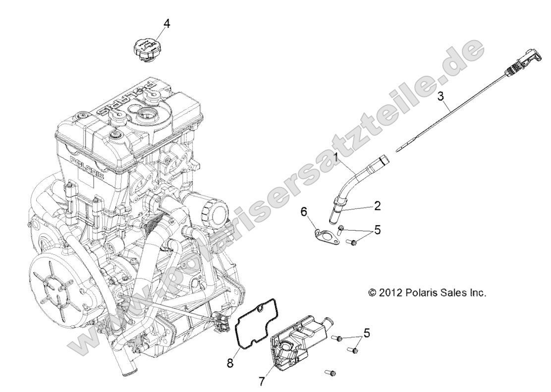 ENGINE, OIL DIPSTICK