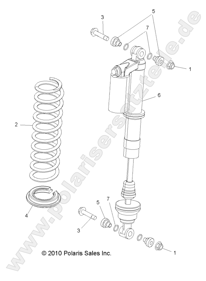 SUSPENSION, FRONT SHOCK MOUNTING