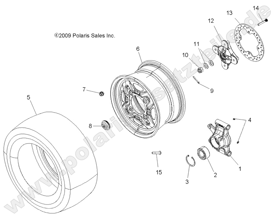 WHEELS, REAR and HUB
