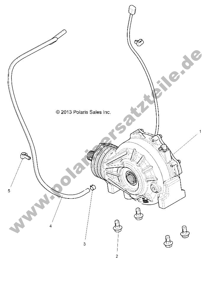 DRIVE TRAIN, FRONT GEARCASE MOUNTING