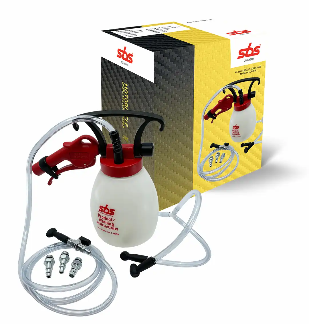 SBS-Bremsenentlueftungsgeraet-Motorrad-6563908 SBS Entlüftungsgerät für Brems- & Kupplungssystem Motorrad / Roller / ATV / Quad / UTV