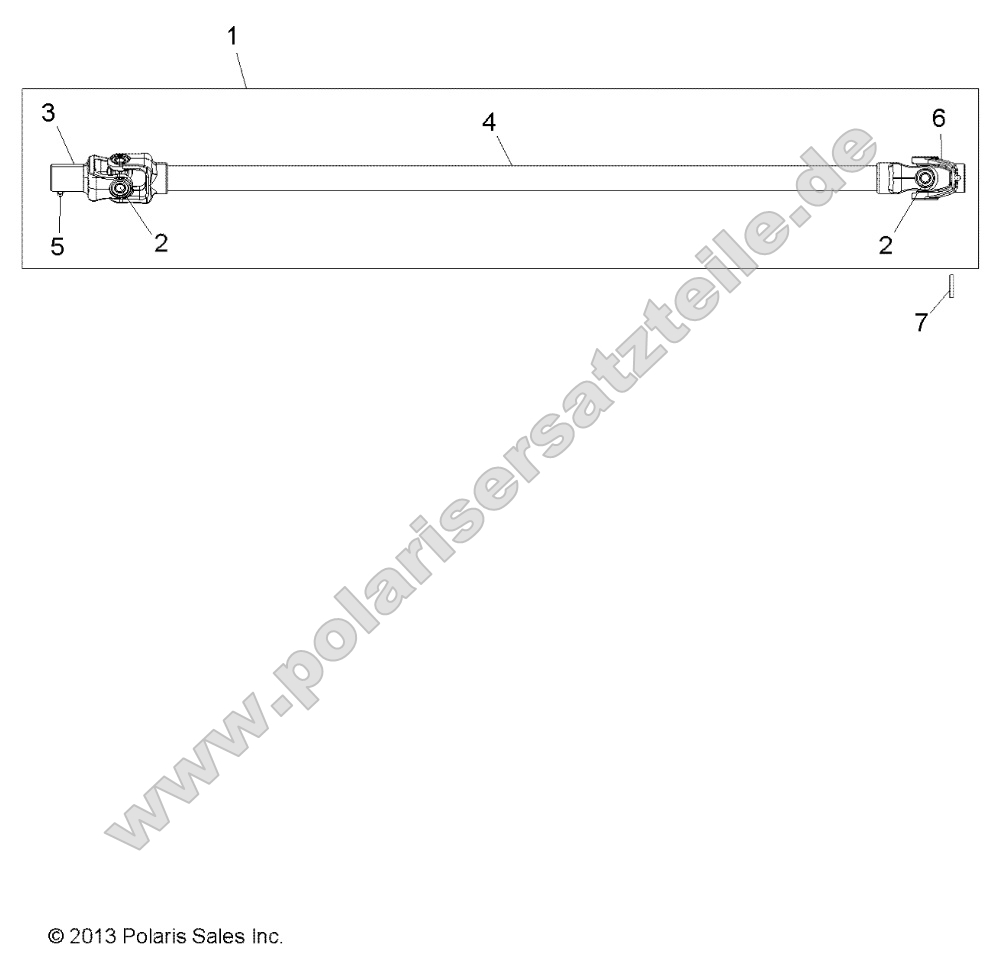 Drive Train, Front Prop Shaft