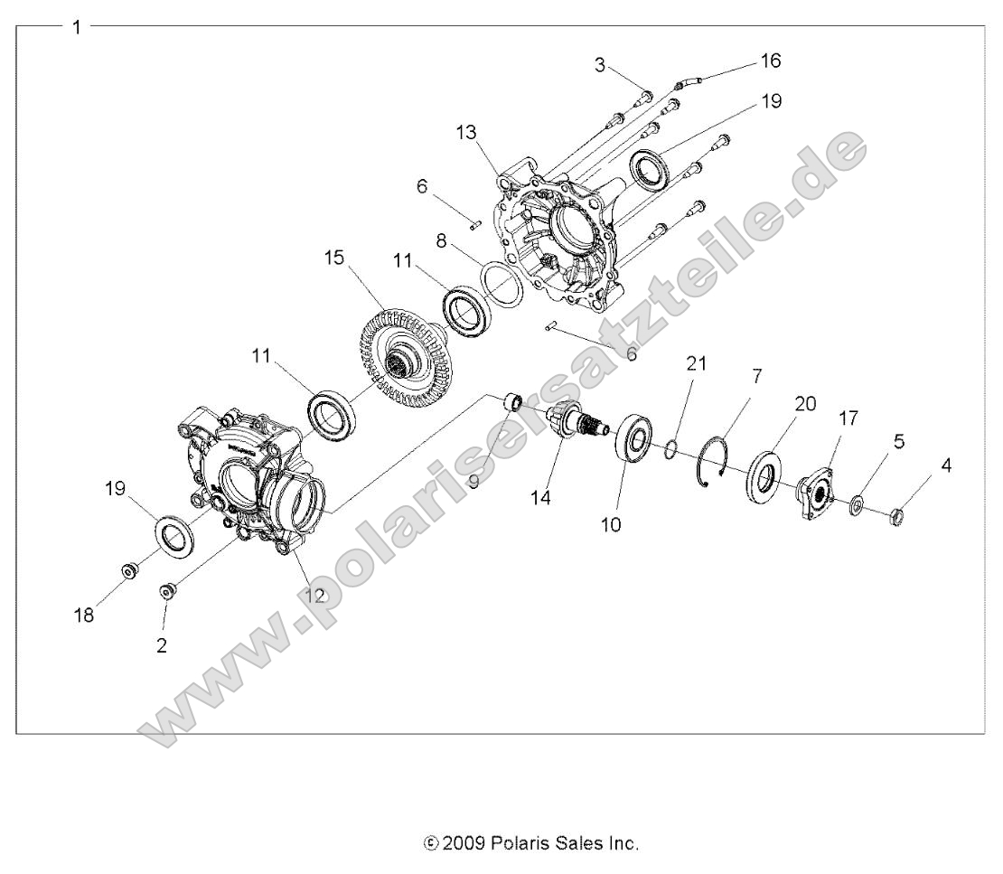 Drive Train, Rear Gearcase Internals
