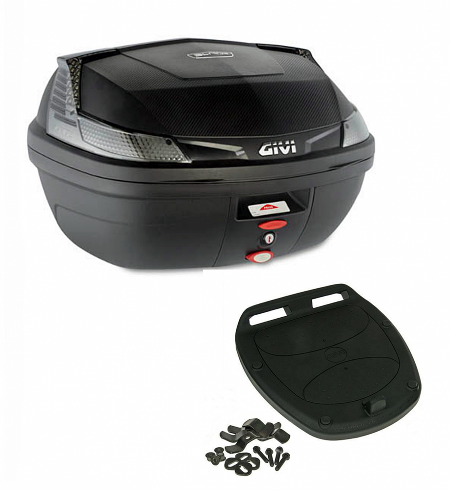 Givi_B47_Blade_Tech__NTML Givi Monolock Topcase B47 NT Blade Tech - 47 Liter - schwarz inkl. Montagekit