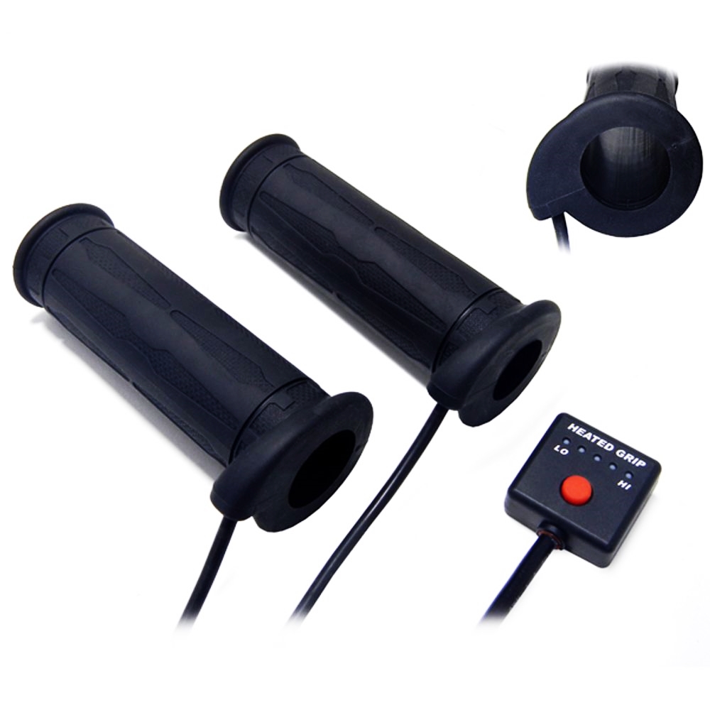 KOSO_Motorrad_Roller_Heizgriffe_mit_externer_Heizregler___120mm___5_Stufig__AM10703E KOSO Motorrad / Roller Heizgriffe mit externer Heizregler - 120mm - 5 Stufig