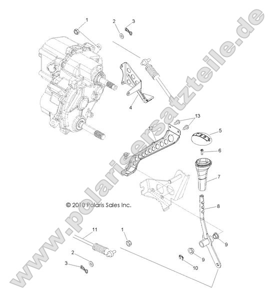 DRIVE TRAIN, GEAR SELECTOR