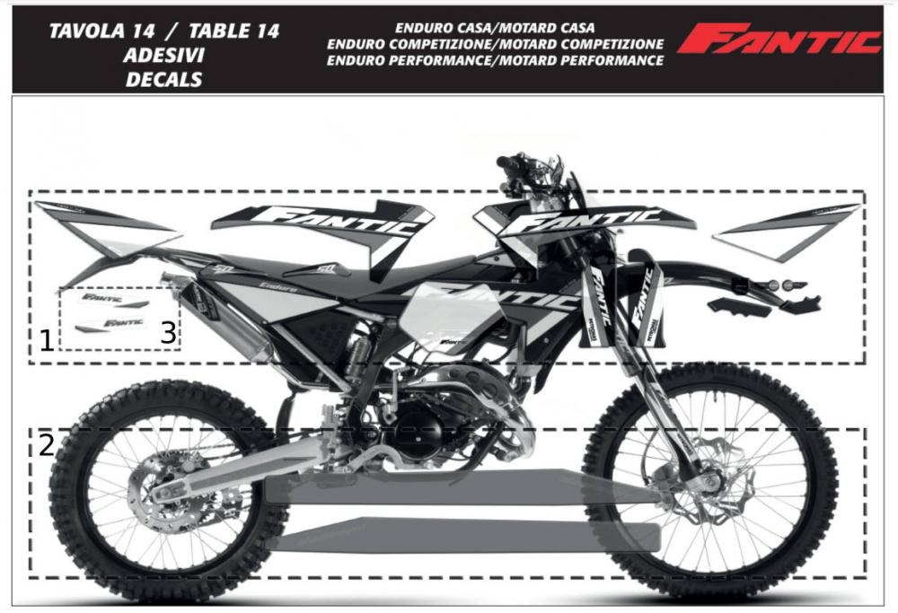 Aufkleber-Fantic-TL-50-Motard-Enduro-2017-COMPETITION Aufkleber