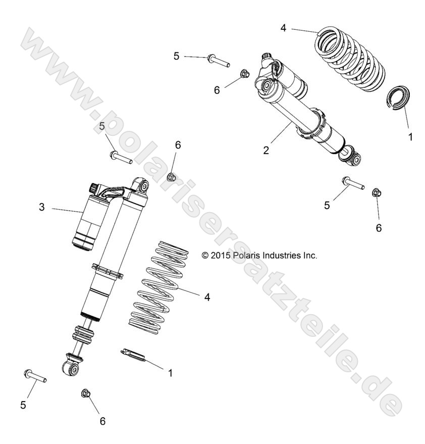 SUSPENSION, FRONT SHOCK MOUNTING