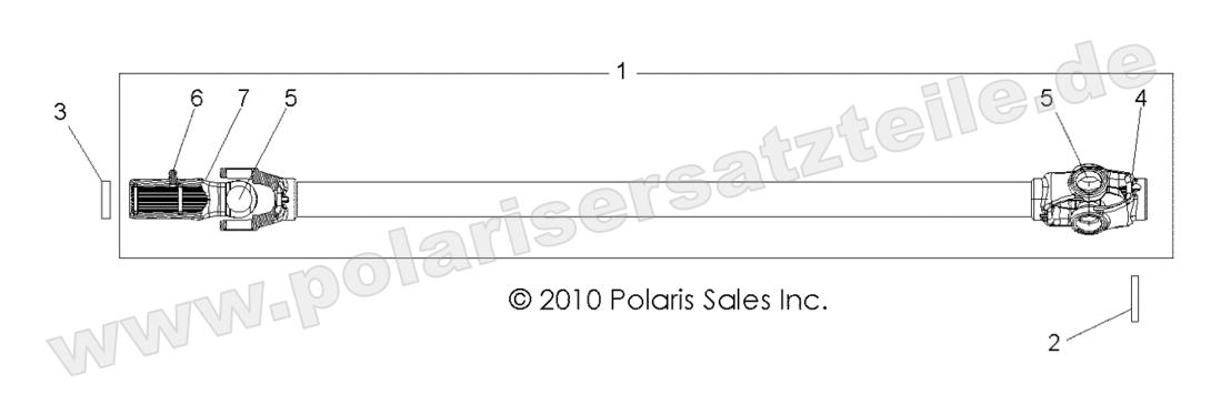 DRIVE TRAIN, FRONT PROP SHAFT