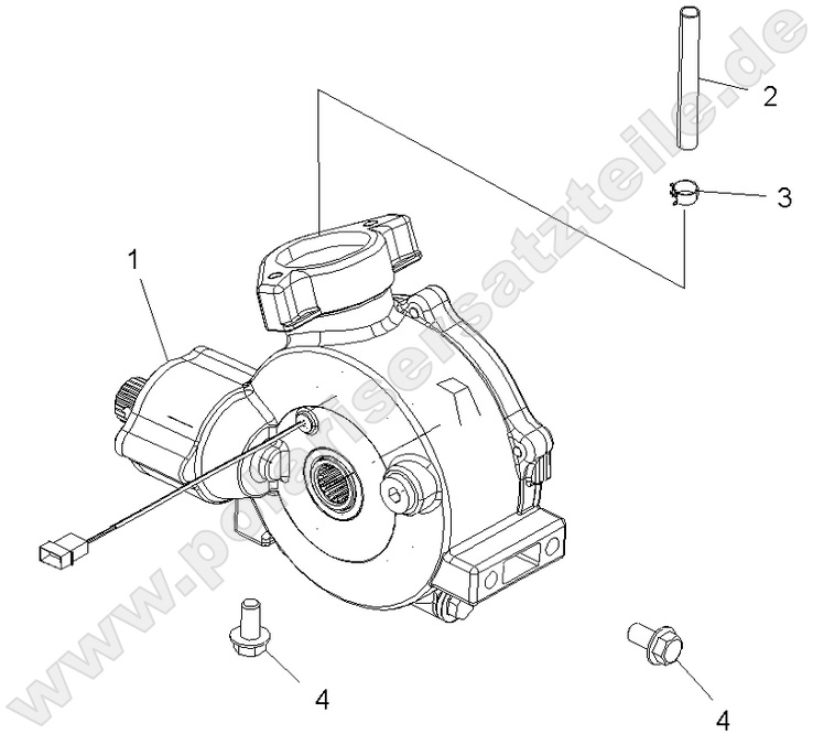 DRIVE TRAIN, FRONT GEARCASE MOUNTING