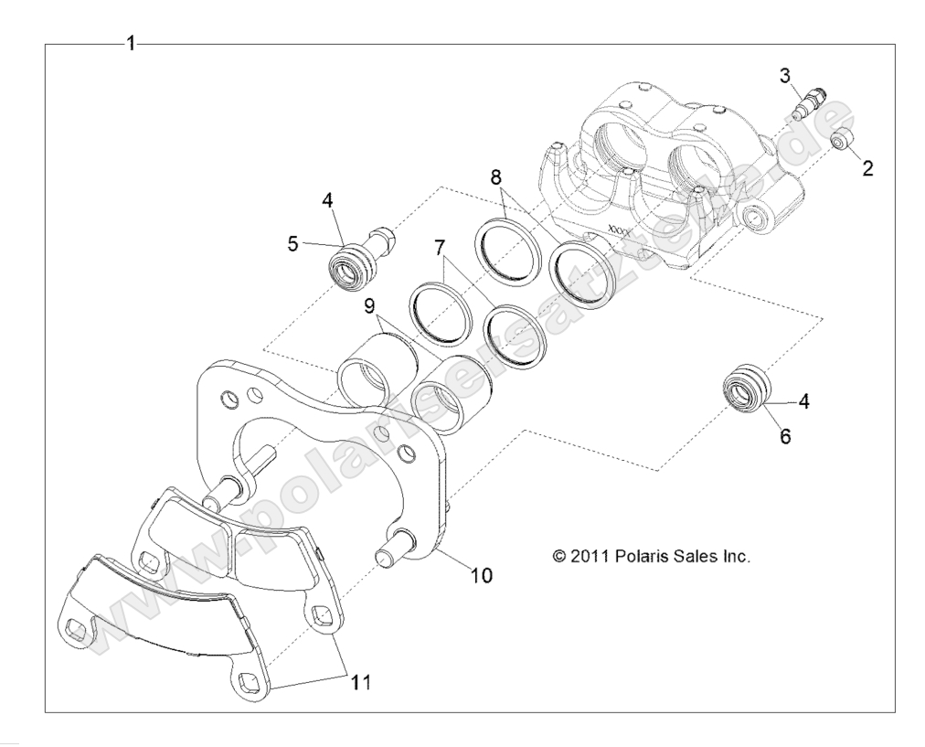 BRAKES, REAR CALIPER