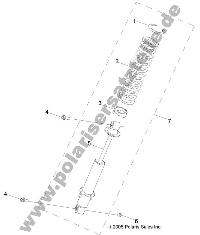 SUSPENSION, SHOCK, REAR