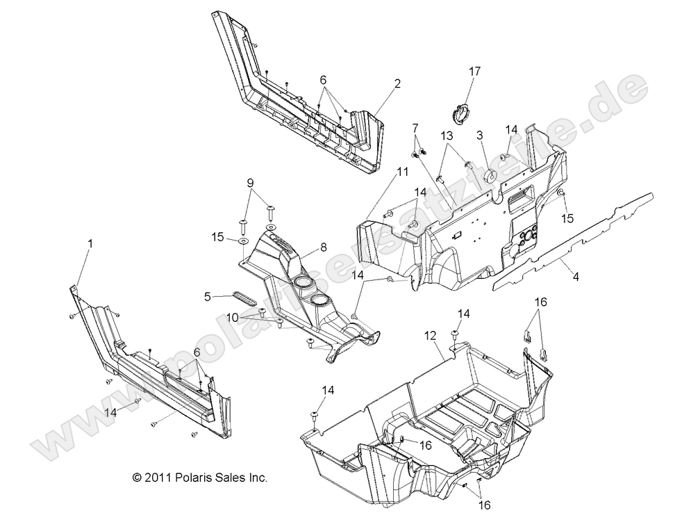 BODY, FLOOR AND ROCKER PANELS