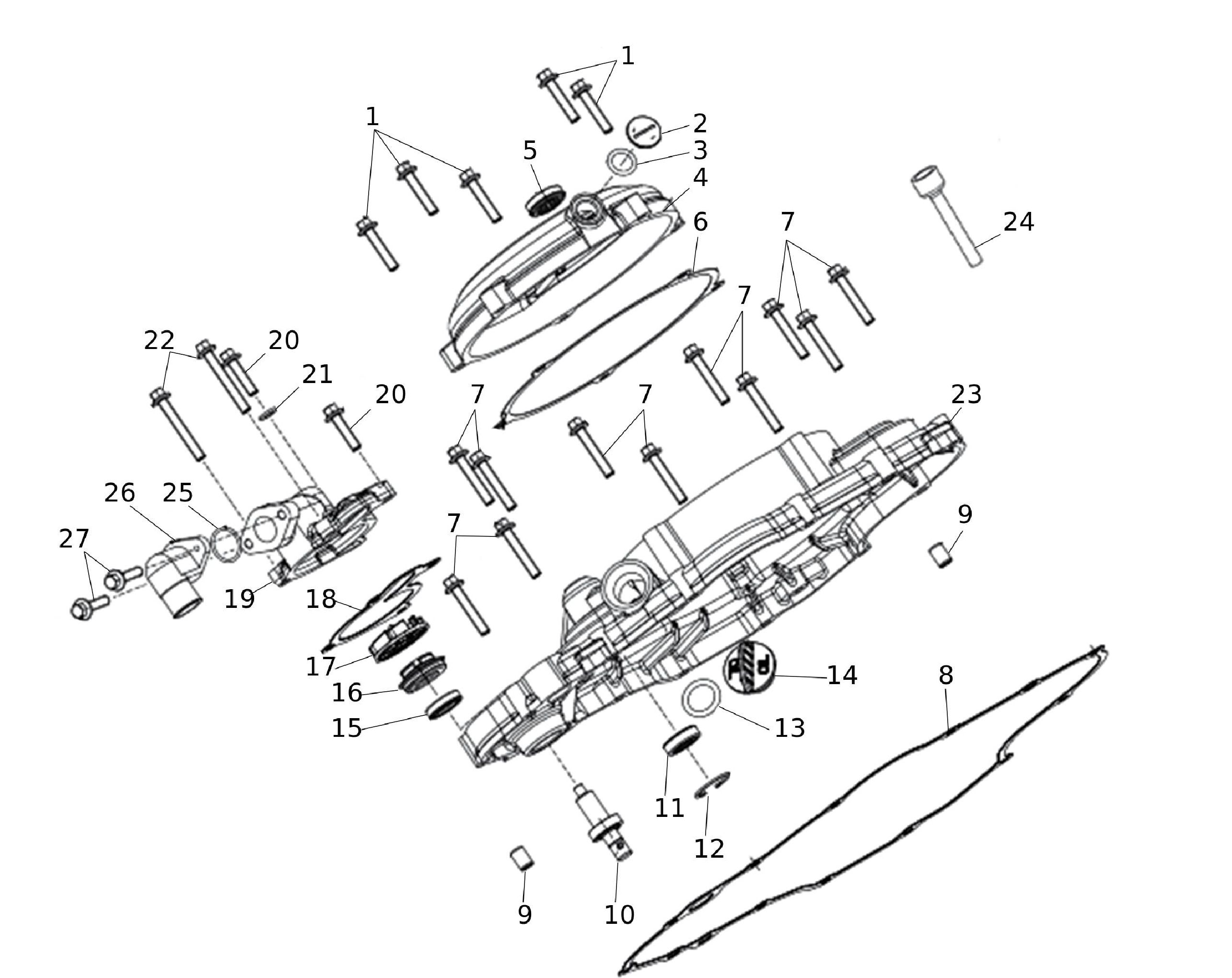 Motordeckel rechts Motordeckel rechts