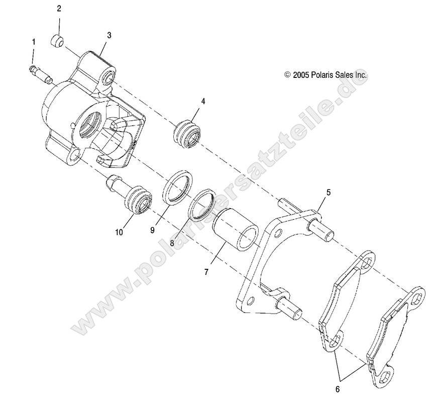 BRAKES, REAR CALIPER
