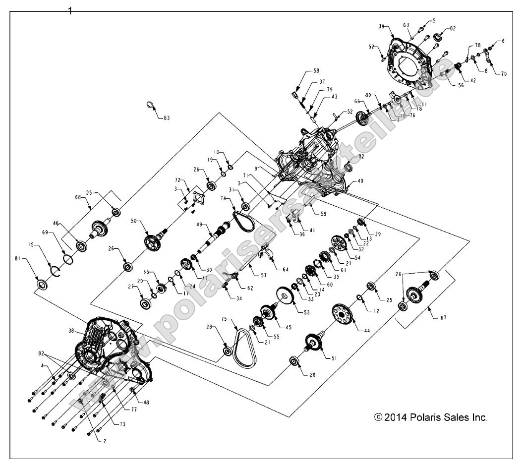 Drive Train, Main Gearcase