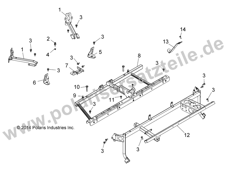 CHASSIS, MAIN FRAME MOUNTS