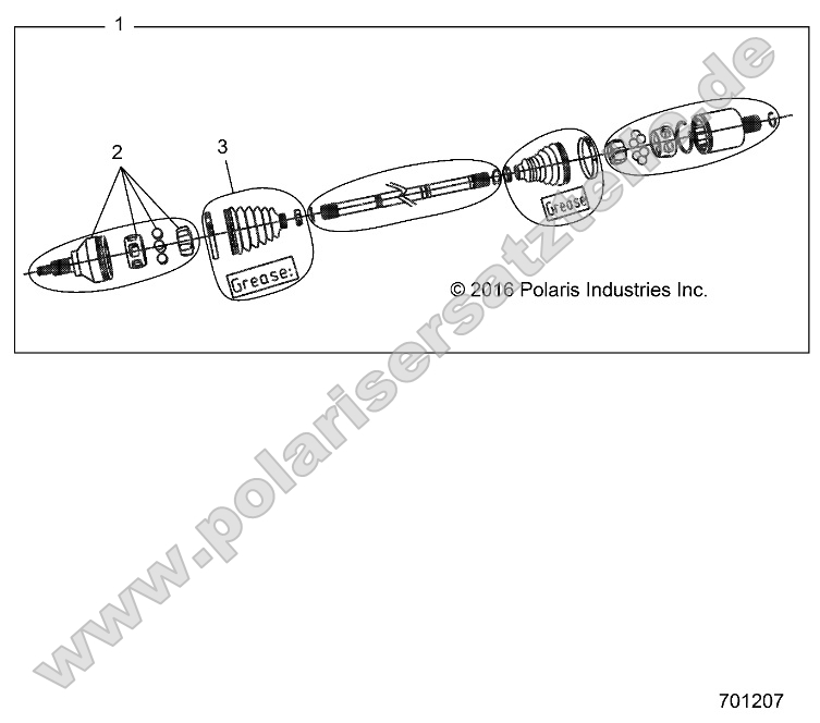 Drive Train, Front Half Shaft