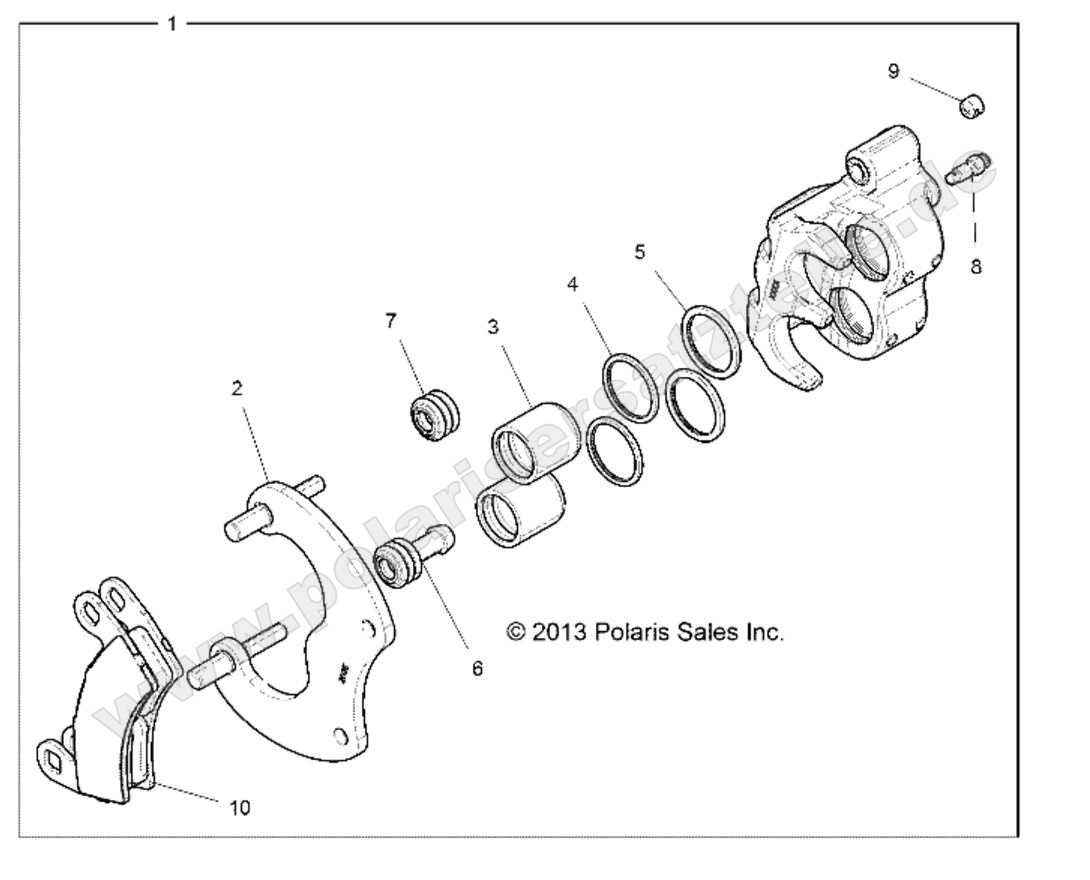 BRAKES, REAR CALIPER