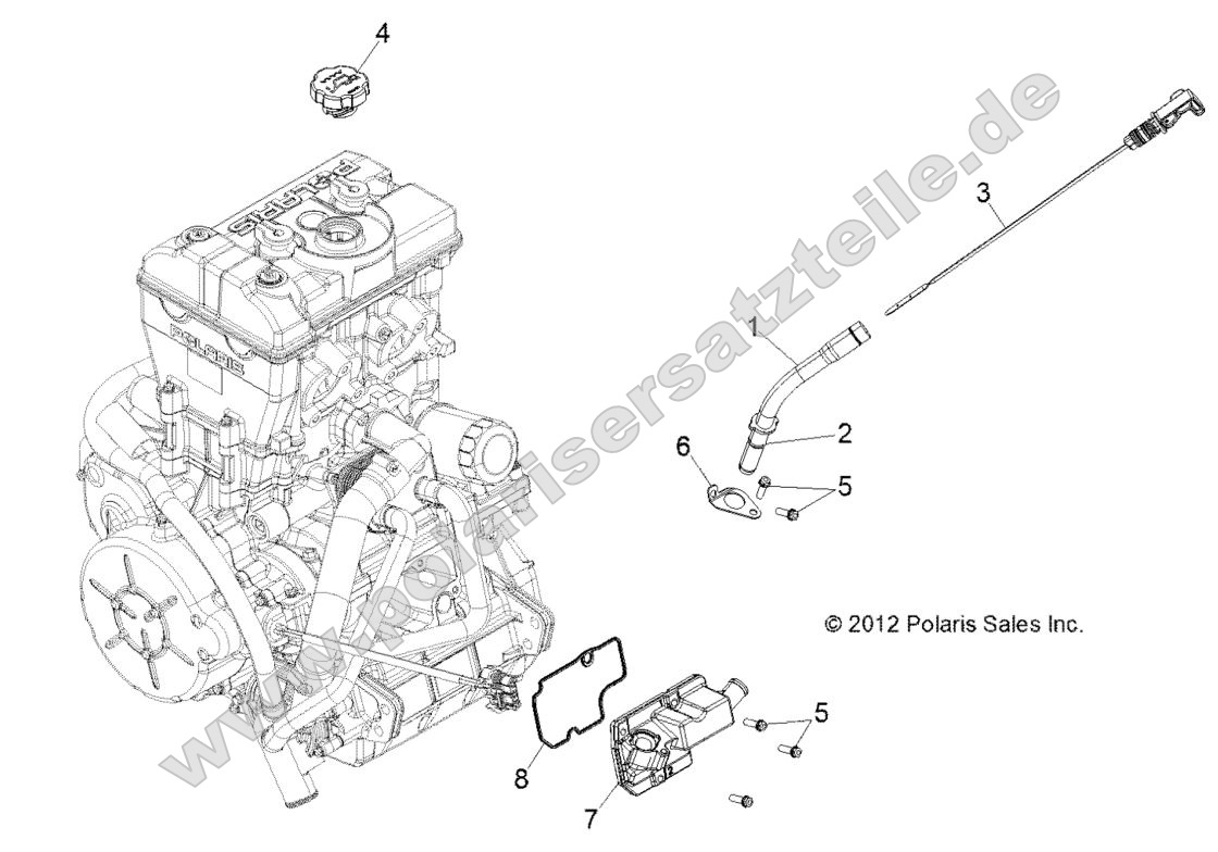 ENGINE, OIL DIPSTICK