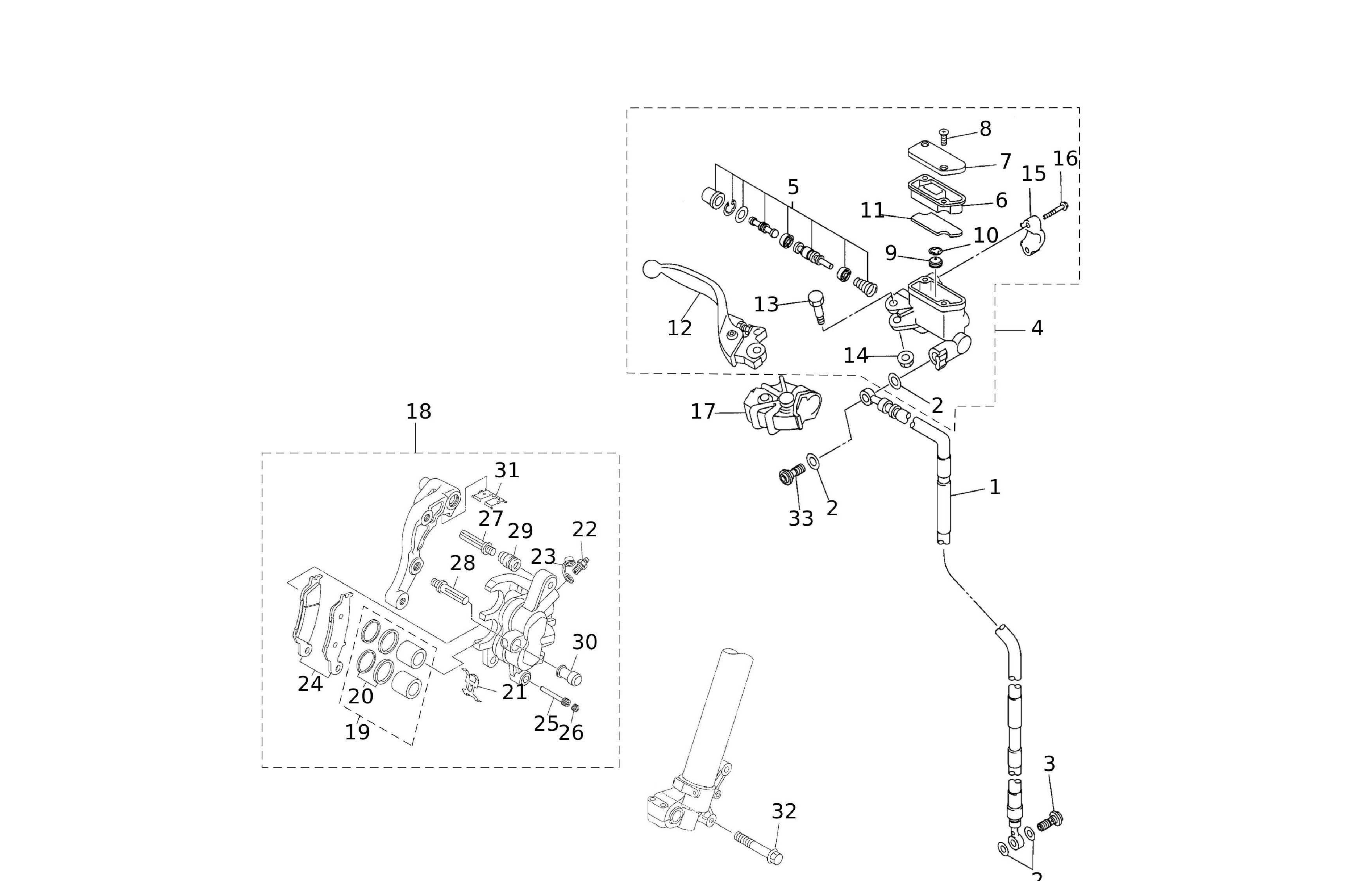 Bremssystem vorne Bremssystem vorne