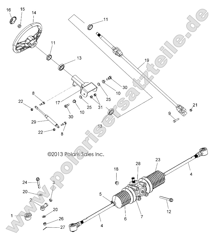 Steering, Steering Asm.