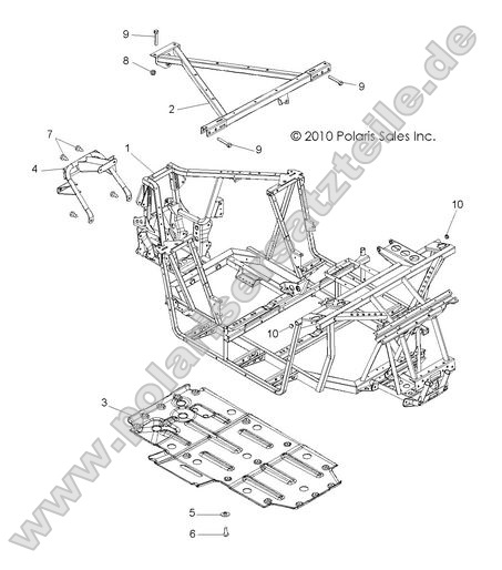 CHASSIS, MAIN FRAME and SKID PLATE