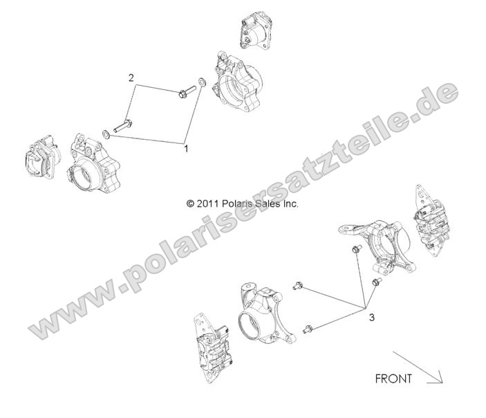 BRAKES, CALIPER MOUNTING