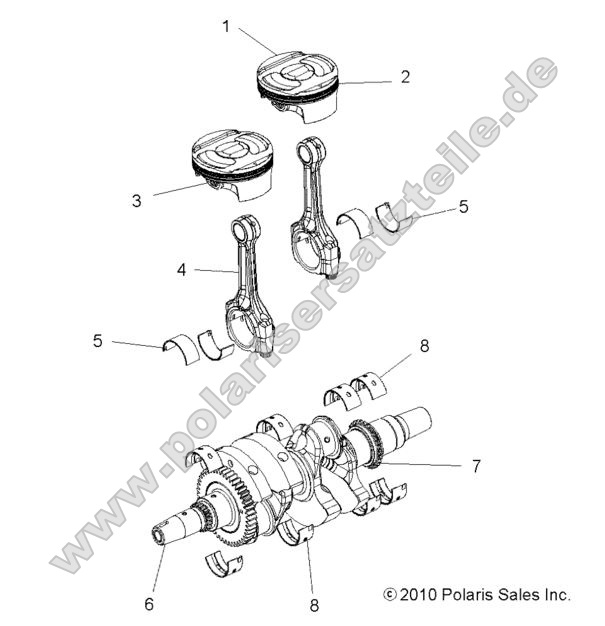 ENGINE, CRANKSHAFT and PISTON