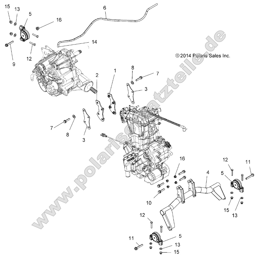 Engine, Engine and Transmission Mounting