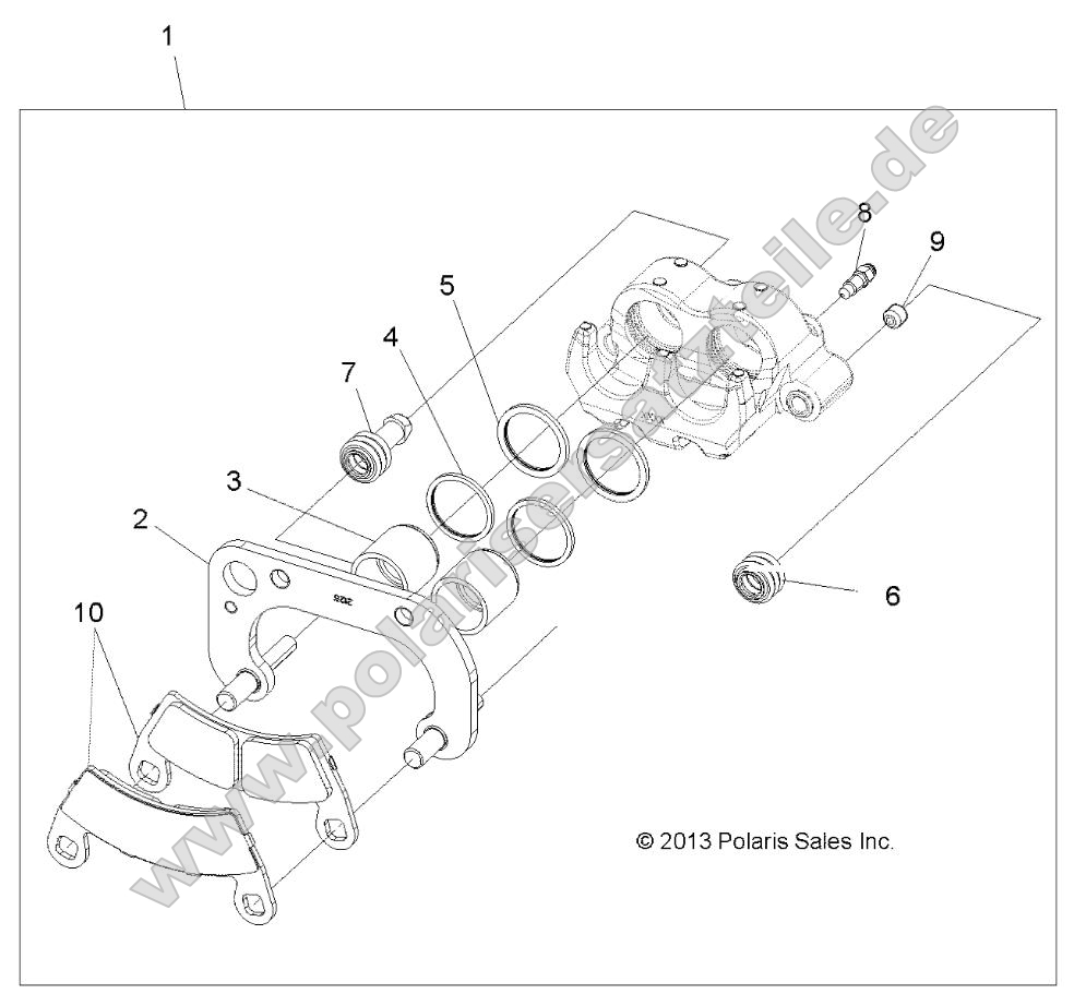 Brakes, Caliper, Front