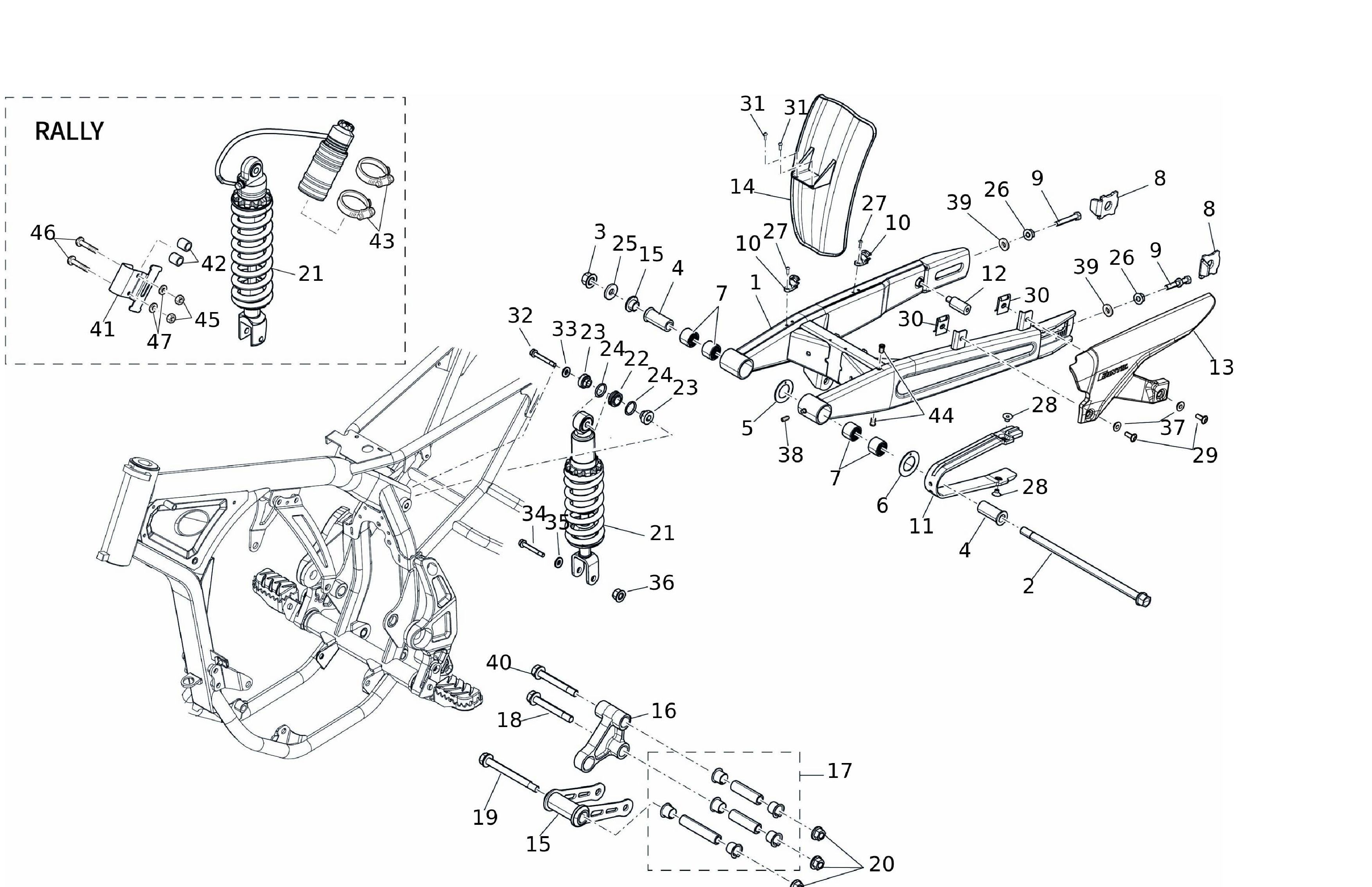 Hinterradschwinge Hinterradschwinge