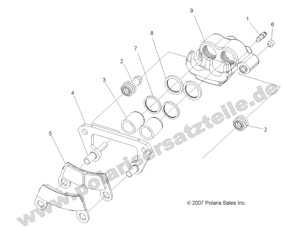 BRAKES, FRONT CALIPER