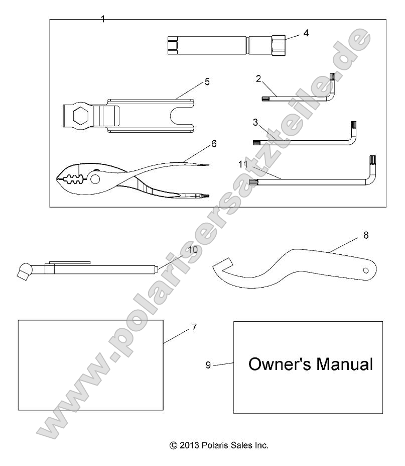 References, Tool Kit and Owners Manual