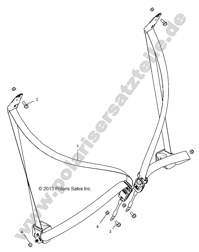 BODY, SEAT BELT MOUNTING