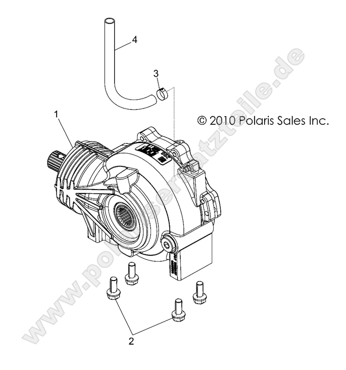DRIVE TRAIN, FRONT GEARCASE
