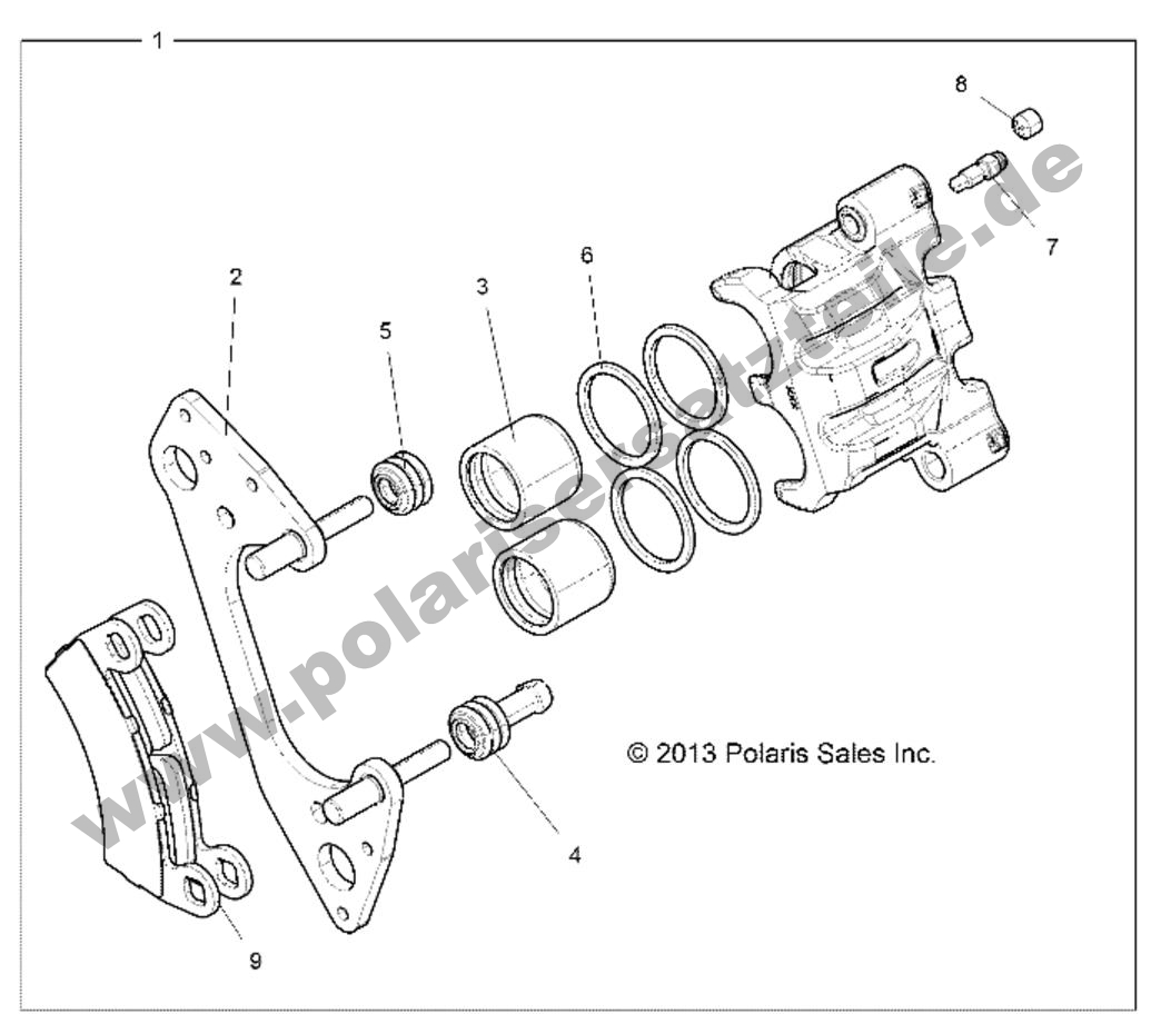 BRAKES, FRONT CALIPER